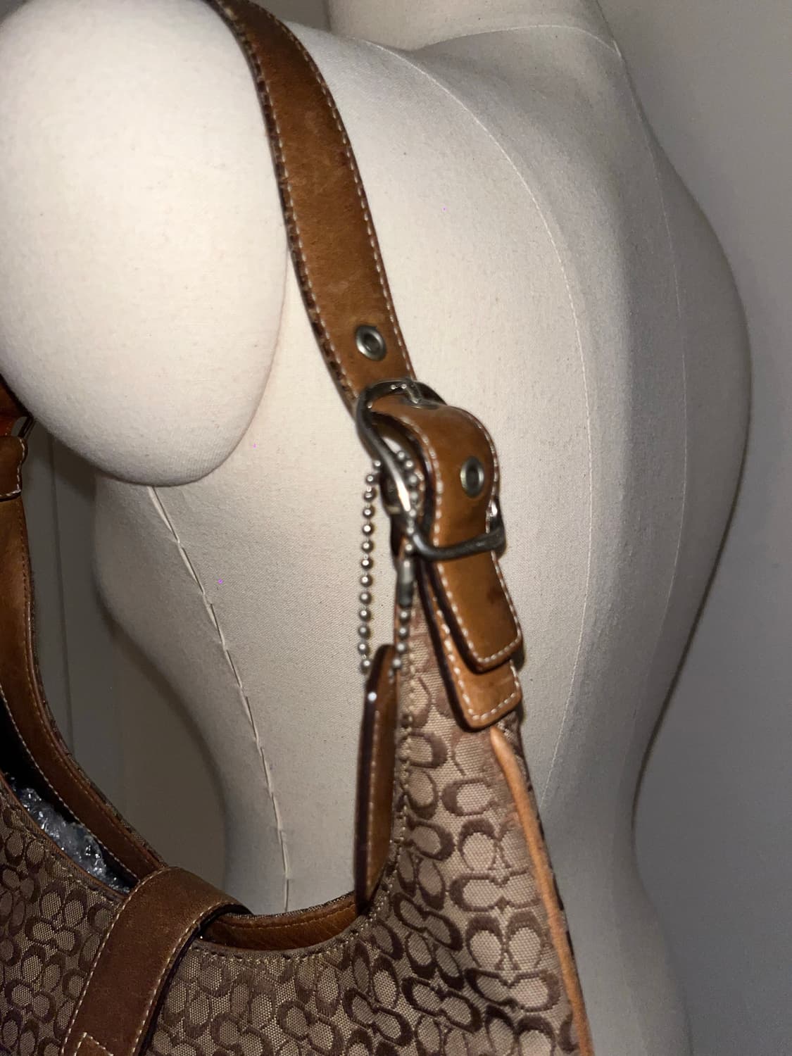 Coach Beige Mini Shoulder Bag 상품이미지4