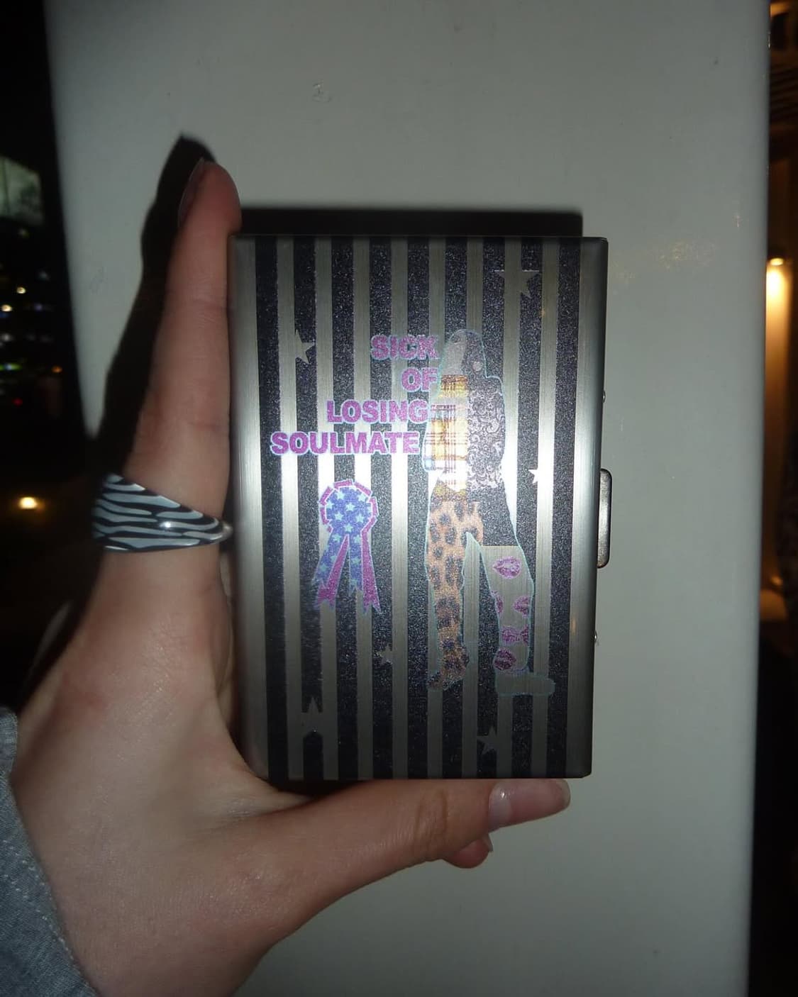 *𖤐⡱Soulmate metal card case ✶༄ ‧₊˚ 상품이미지7