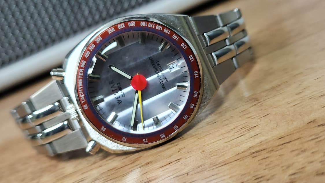 # westar 빈티지 레트로 불헤드 남성 명품시계 급처 / 스위스무브 상품이미지5