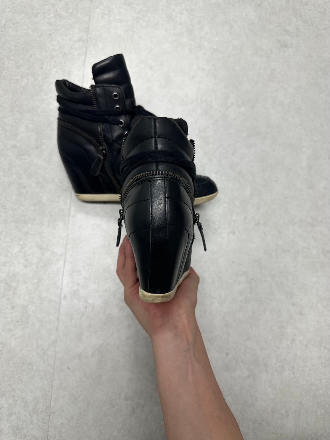 Ash 아쉬 레더 웨지힐 상품이미지9