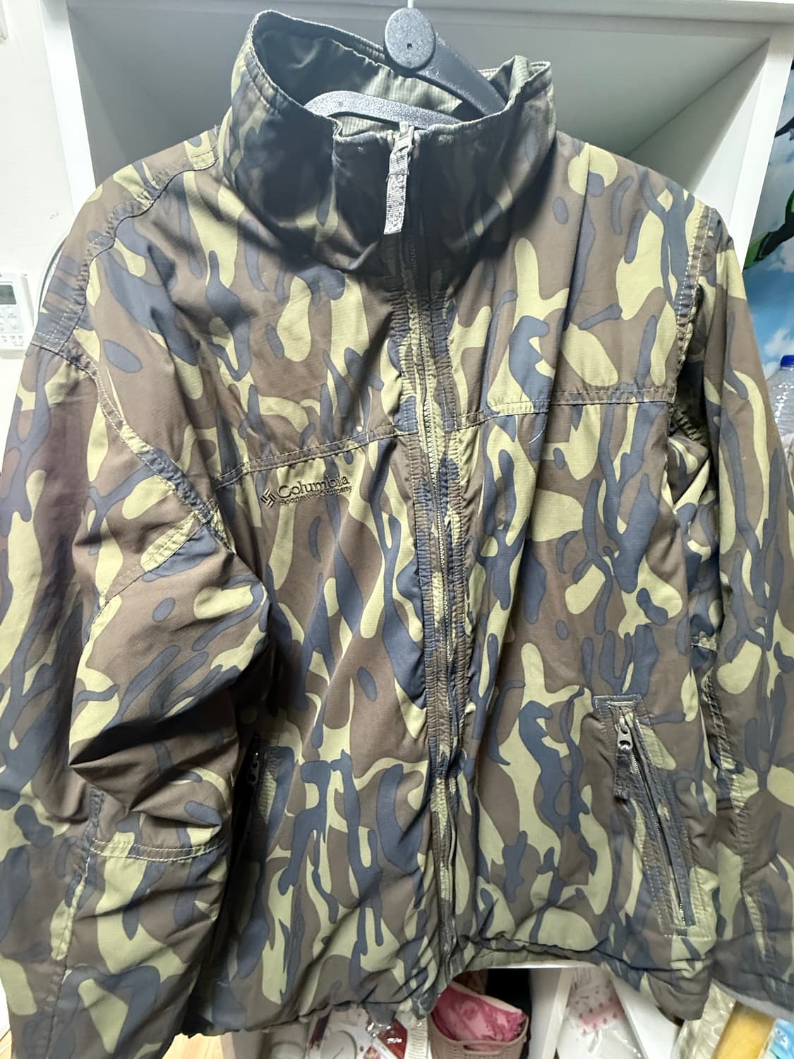 콜롬비아 카모 리버시블 자켓 상품이미지1