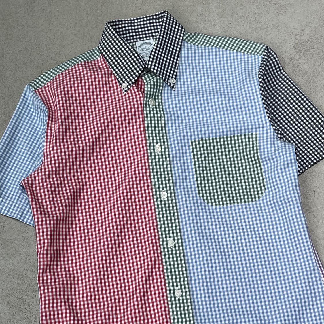 브룩스브라더스 멀티체크 반팔셔츠 s10450 상품이미지3