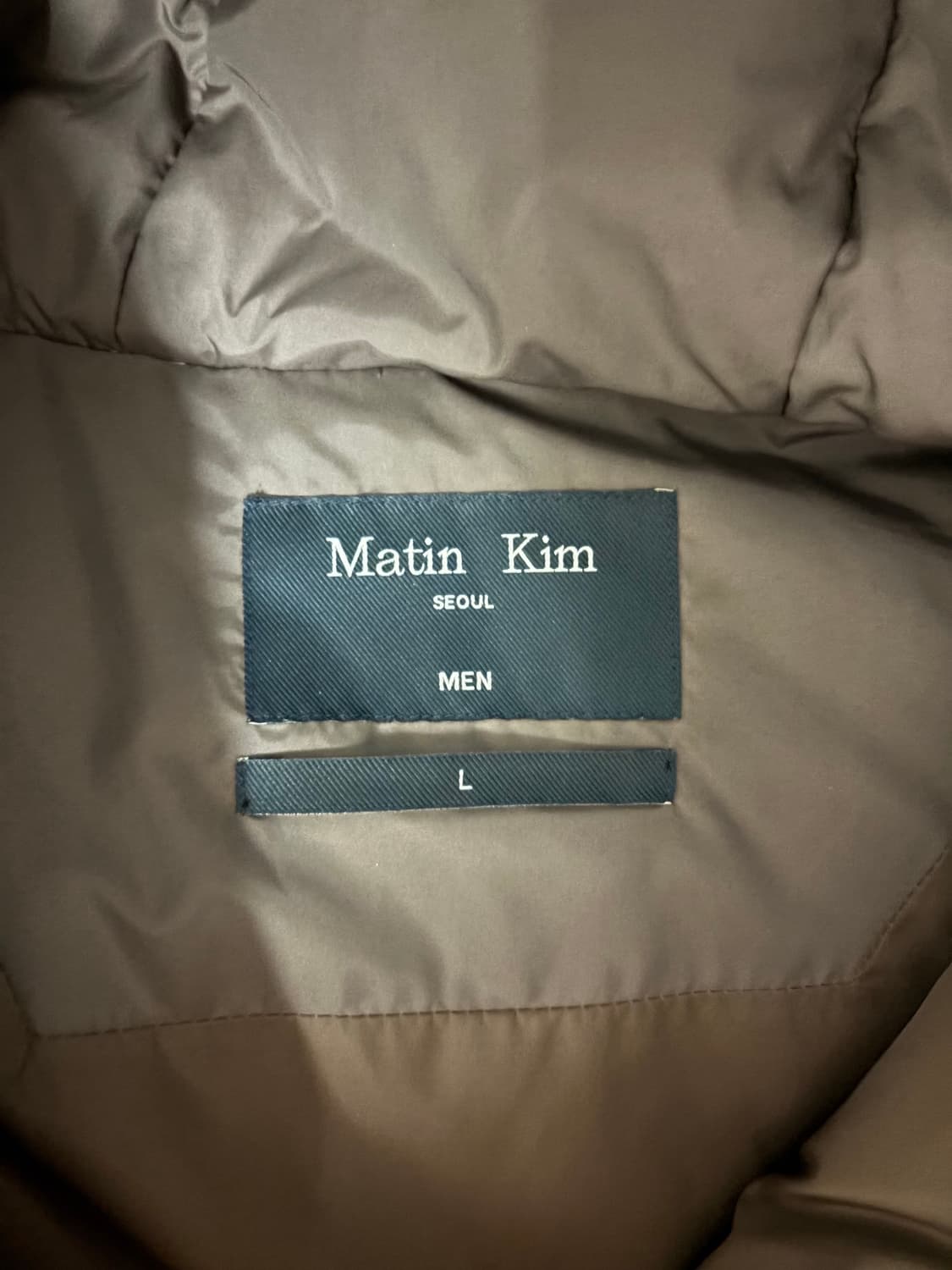 마땡킴 아노락 패딩 브라운 L 상품이미지3