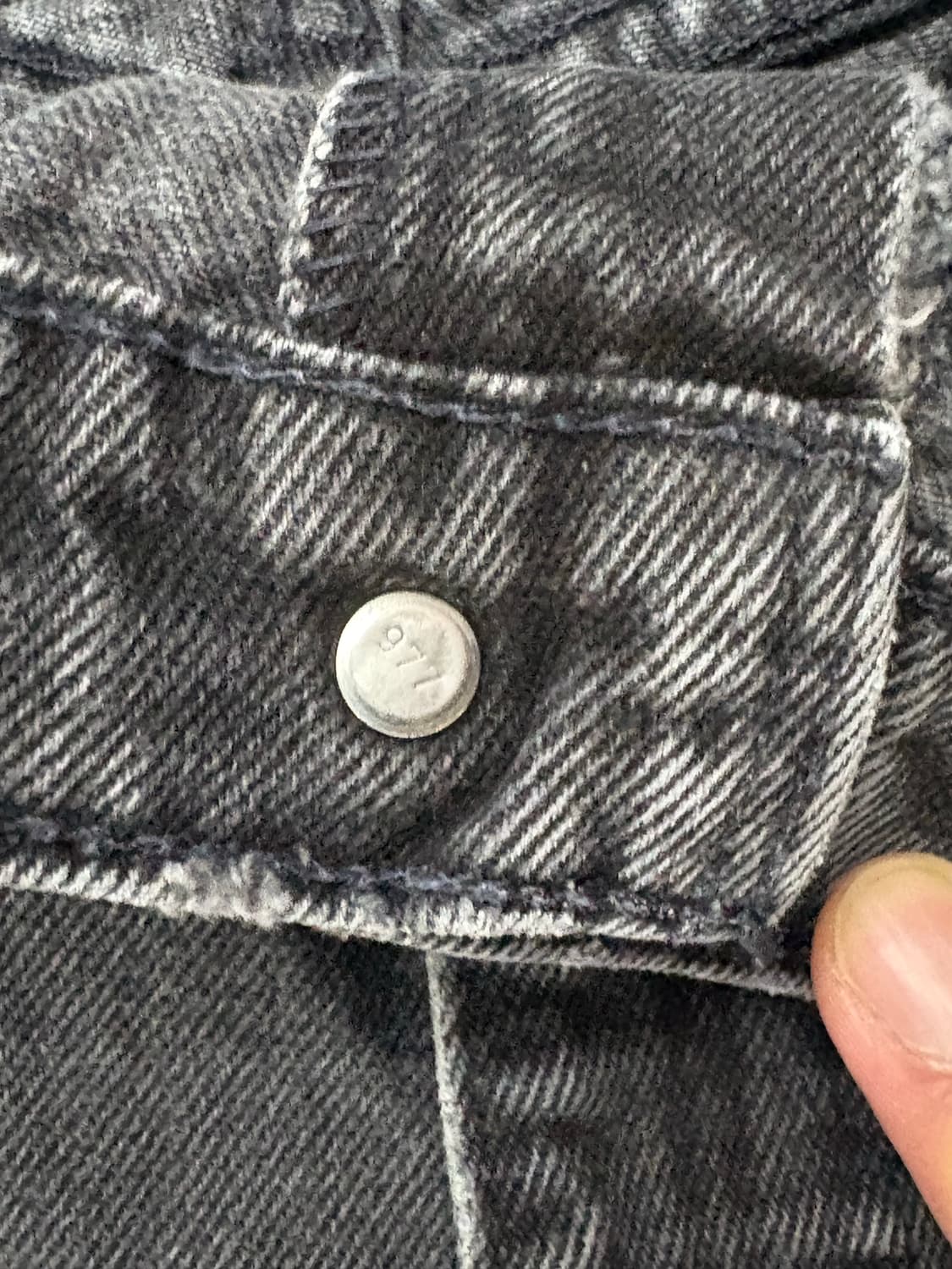 [34] 리바이스 550 오렌지탭 블랙 흑청 상품이미지2