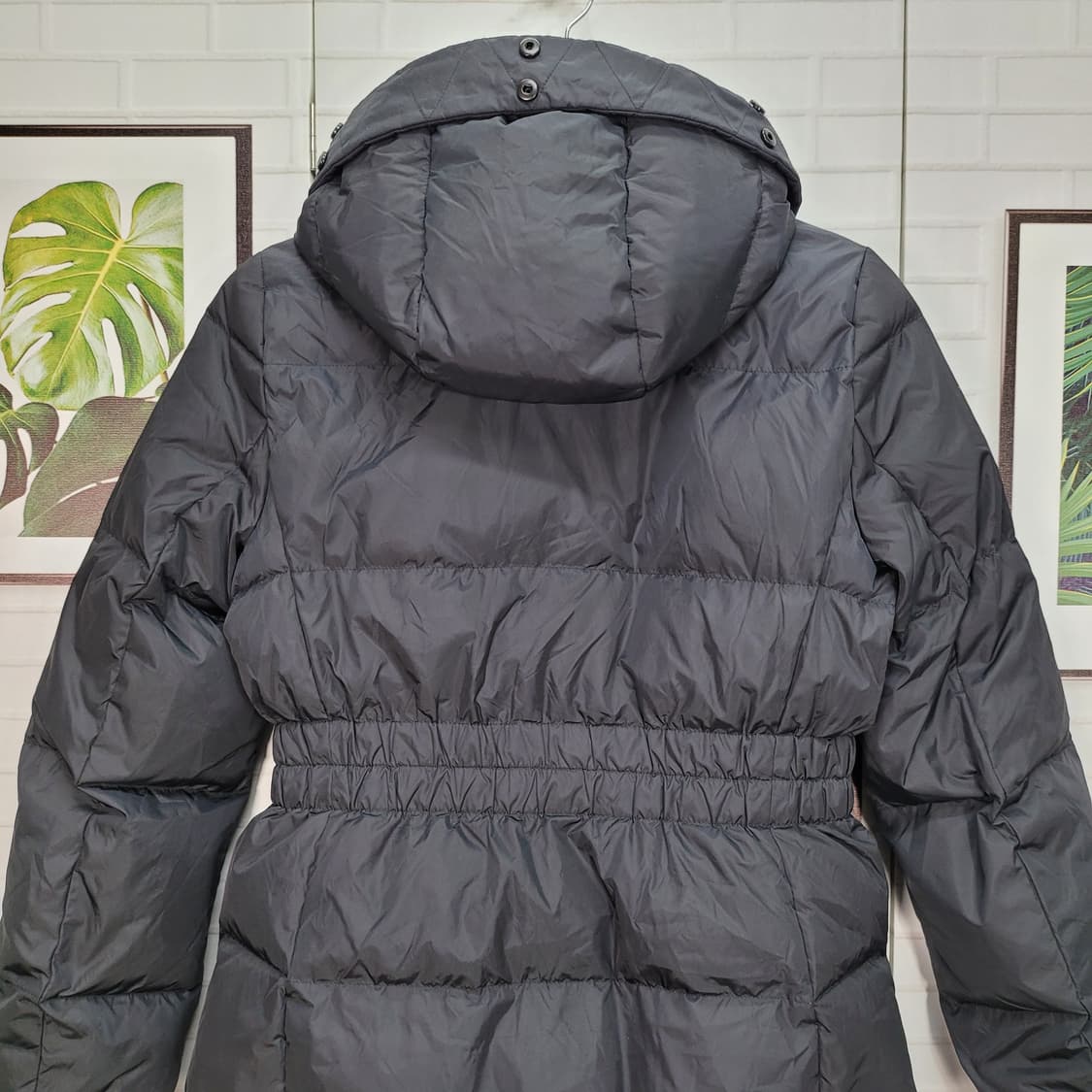 코치 덕다운 후드 숏 패딩 자켓 XS 55사이즈 새상품급 상품이미지5