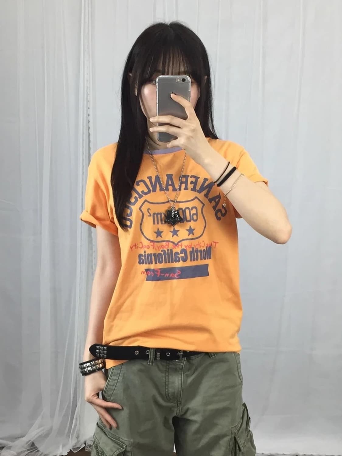 JPN San Francisco Orange Ringer Tee 상품이미지1