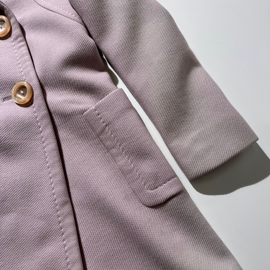 막스마라 울 앙고라 더블 코트 핑크 상품이미지5