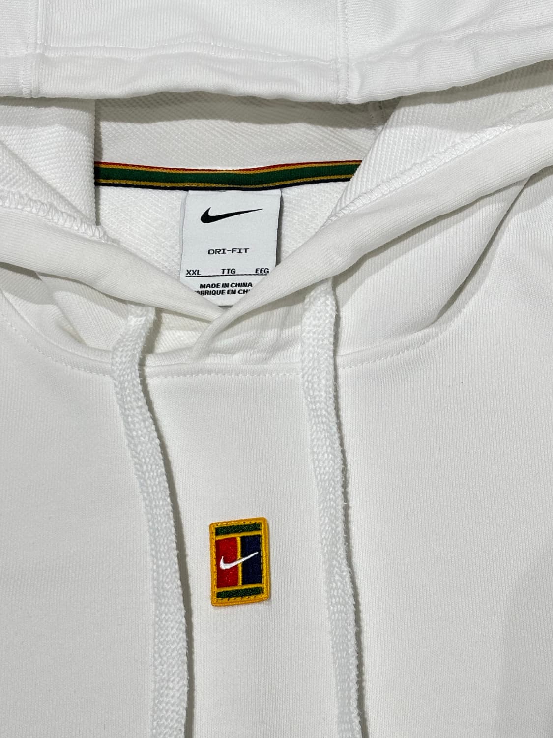 나이키 00‘s 테니스로고 화이트 후드 상품이미지5