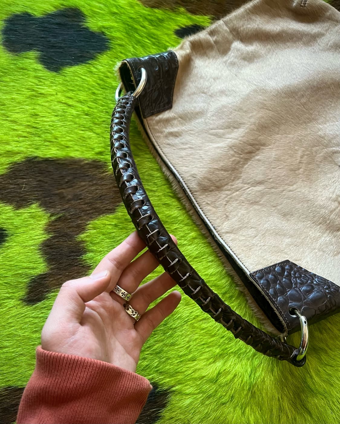 MAURIZIO TAIUTI Italy Real Calf-Skin Bag 상품이미지6