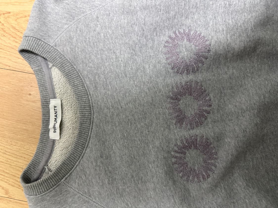 999휴머니티 스웻 맨투맨 그레이 상품이미지4