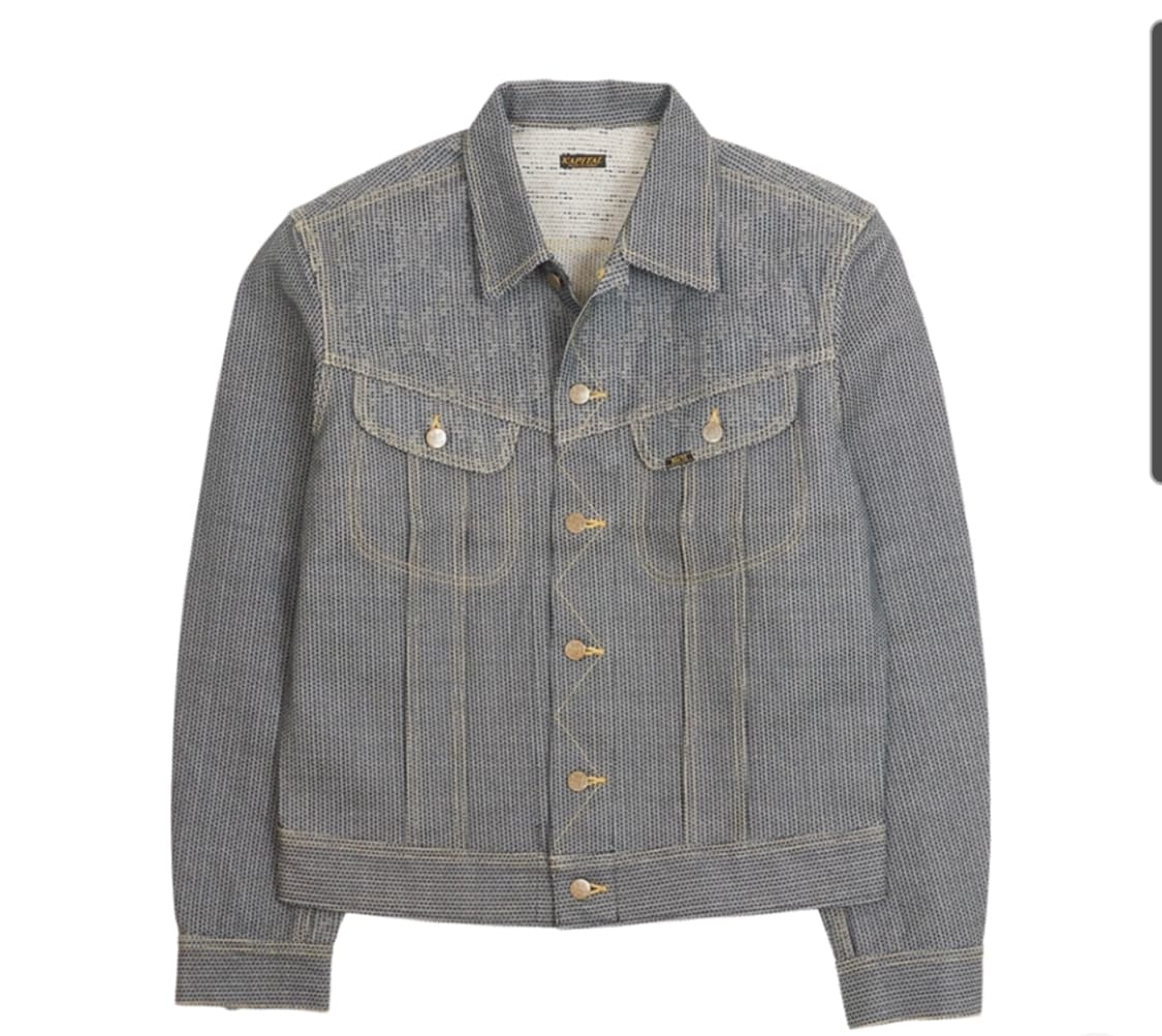 캐피탈 센츄리 데님 웨스터너 롱 자켓 No. 7+S 그레이 42사이즈 상품이미지1