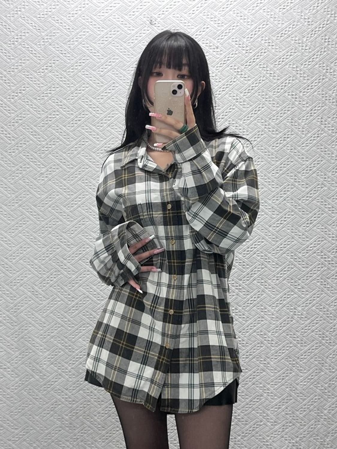 에디바우어 컨트리 빈티지 오버핏 플란넬 체크 셔츠 XL C12337 상품이미지1