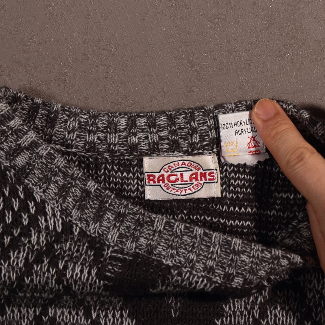 빈티지 패턴 니트 상품이미지4