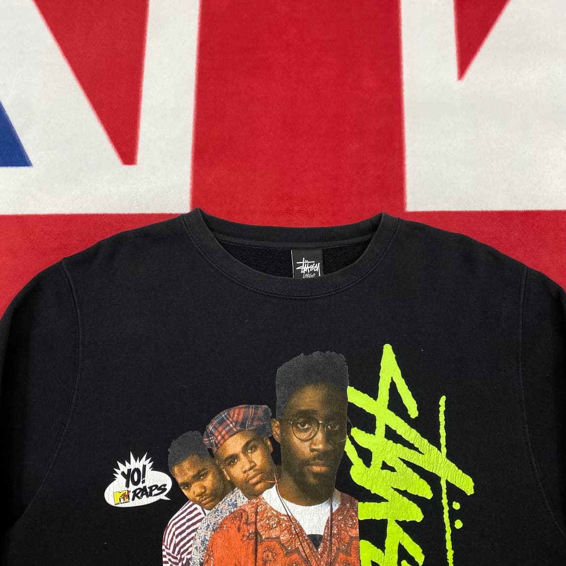 스투시 x YO Mtv Raps 맨투맨 L 상품이미지3