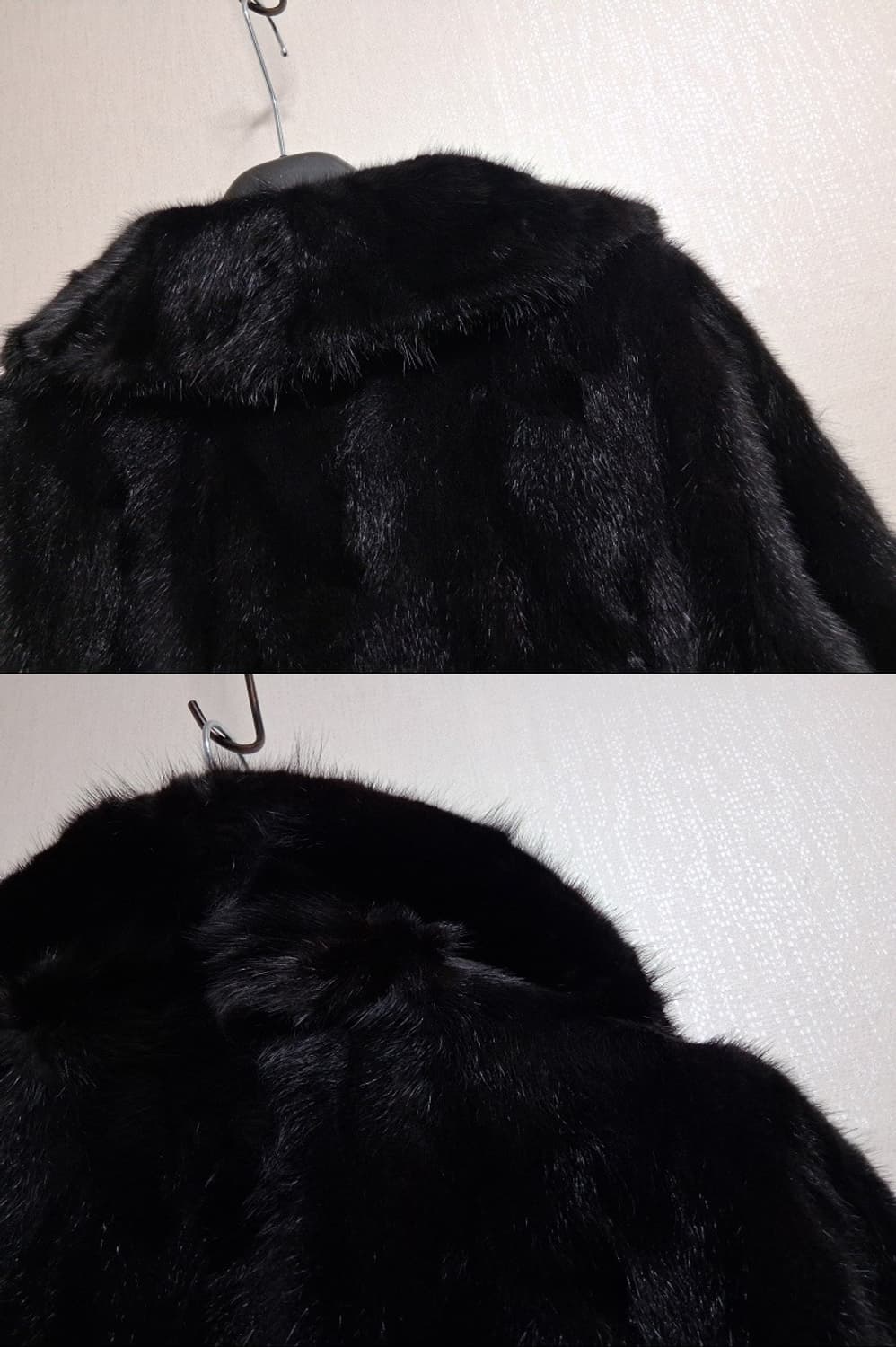 ME SENSE 여성 검정 밍크코트 7부소매 검정밍크반코트 최고의컨디션  상품이미지6