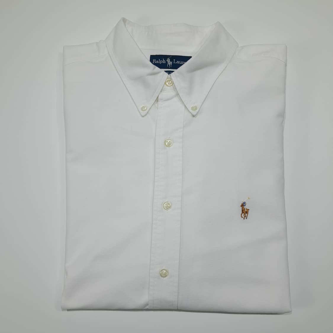 CL468 2XL 폴로 90s 코튼 멀티포니 화이트 셔츠 남방 상품이미지7