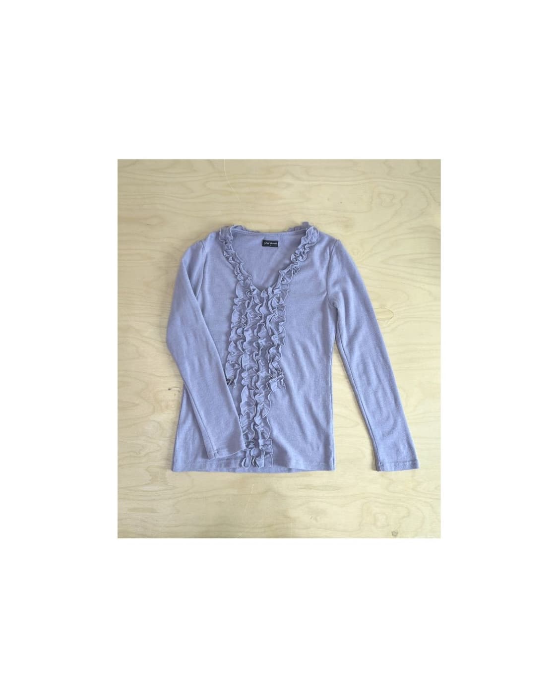 빈티지 라벤더 프릴 탑 상품이미지1