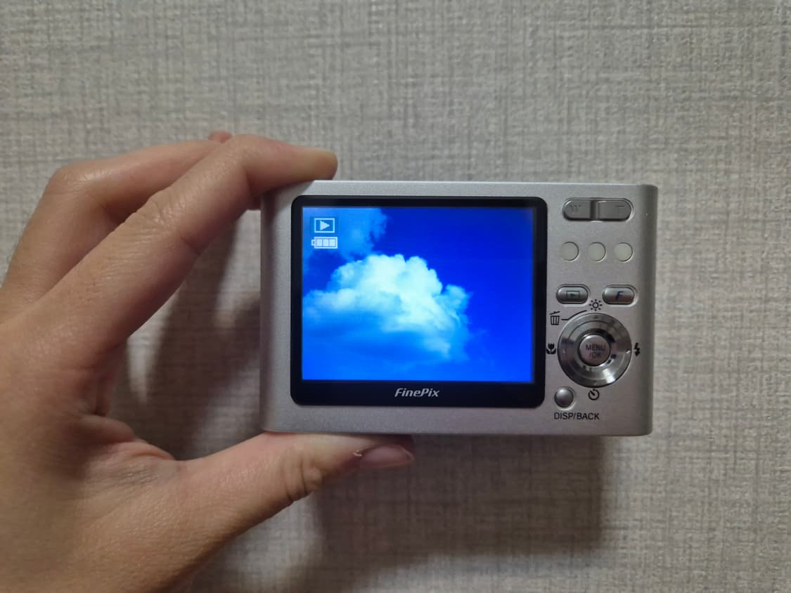 작례💙 후지필름 FinePix Z1  ( 파인픽스 Z1 메탈릭 블루) 상품이미지2