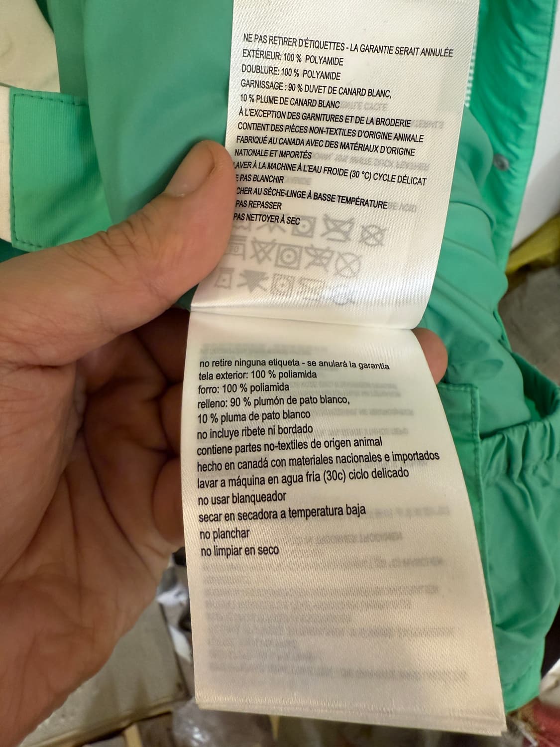 캐나다구스 X 레이 베스트 할로겐 그린 L 상품이미지10