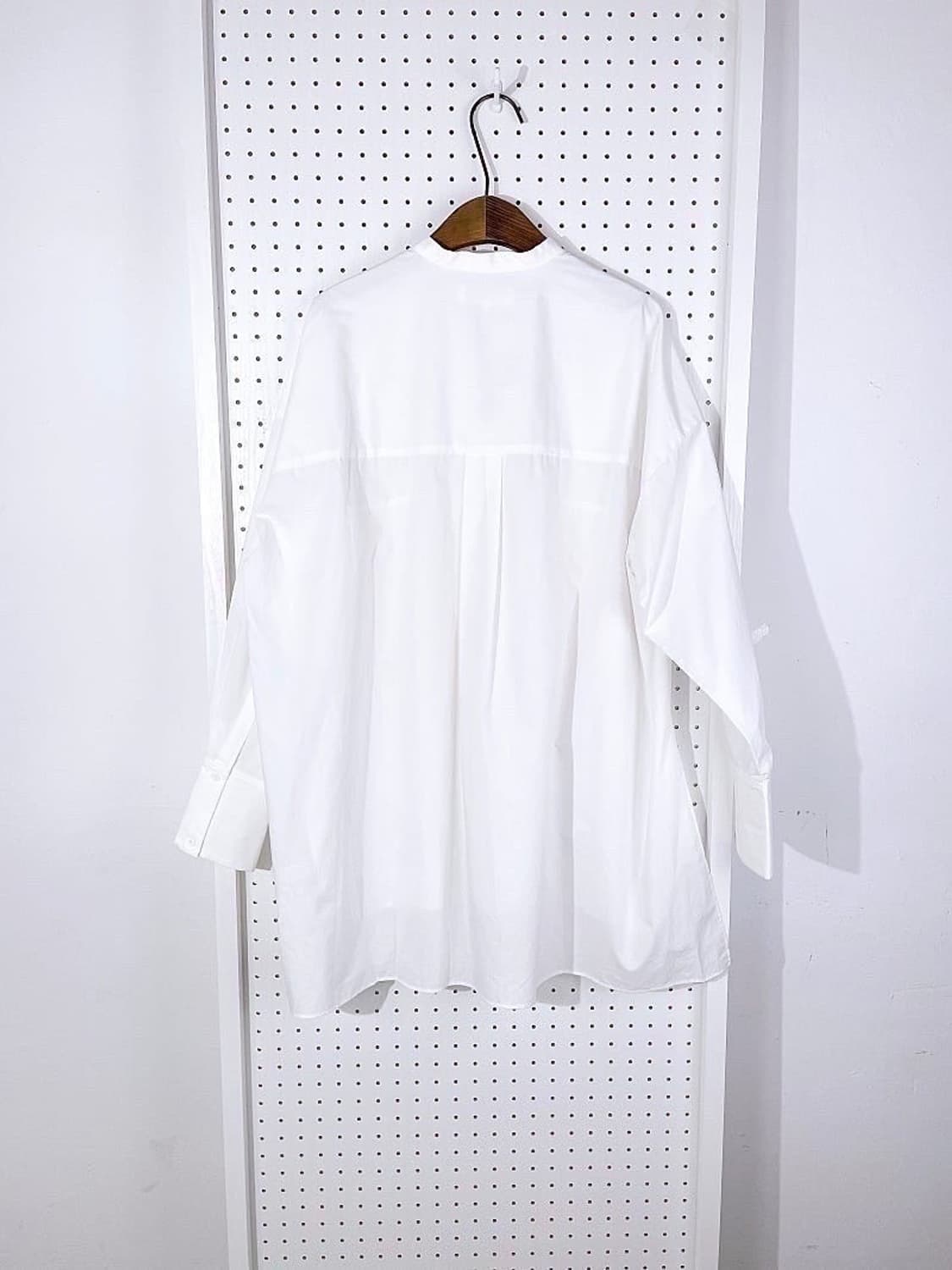 (정품/새상품) 엔폴드 여성 화이트 베이지 니트 셔츠 블라우스 상품이미지5