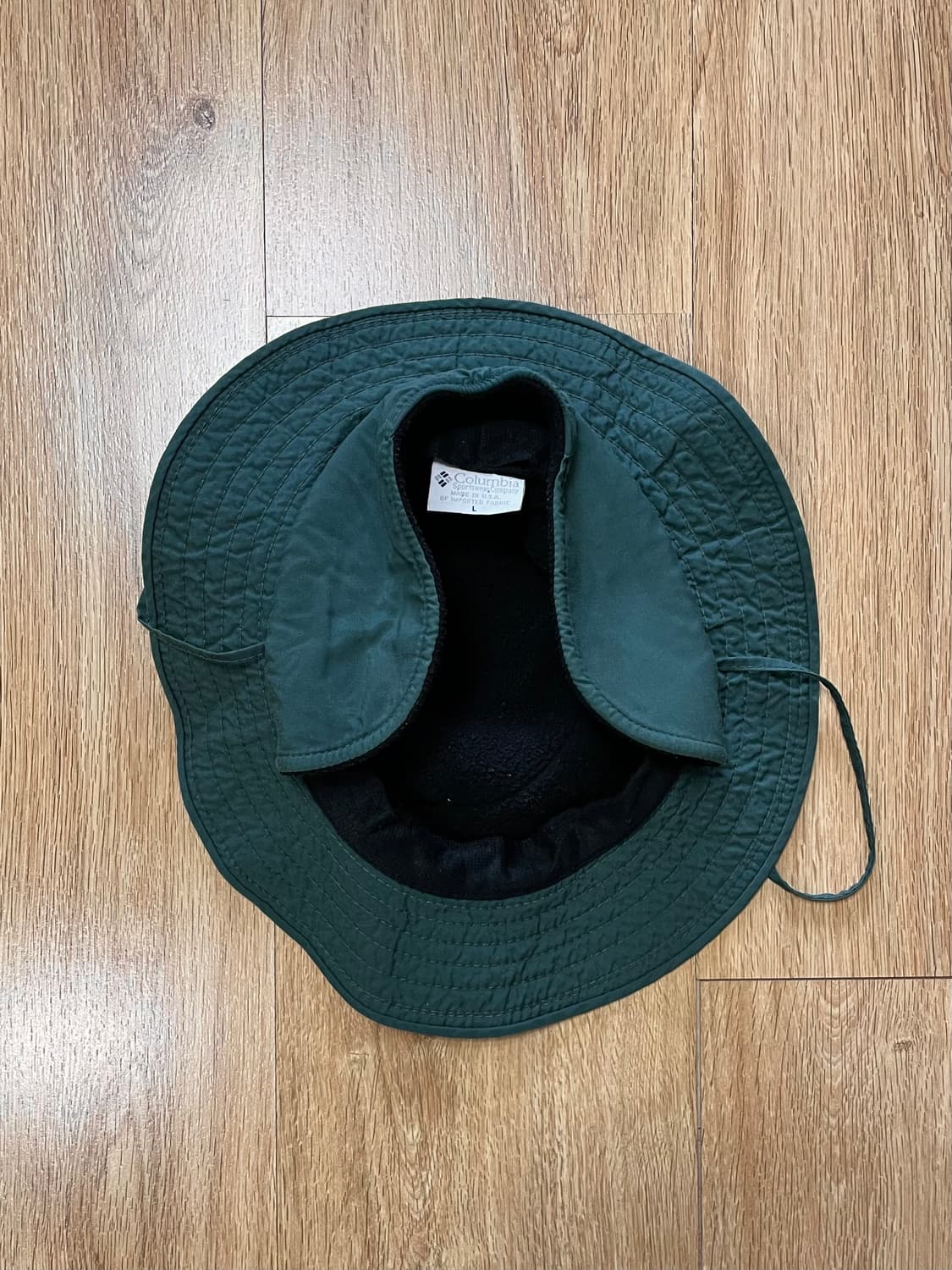 국내 유일 90s Made USA 빈티지 콜롬비아 버킷햇 이어플랩 모자 상품이미지2