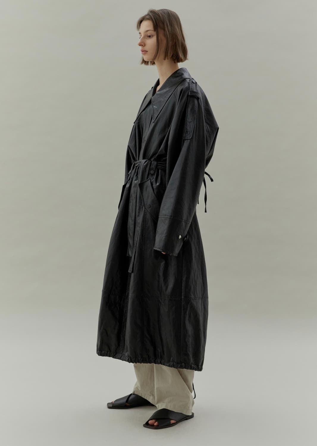 Low Classic 페이크 레더 자켓 상품이미지2