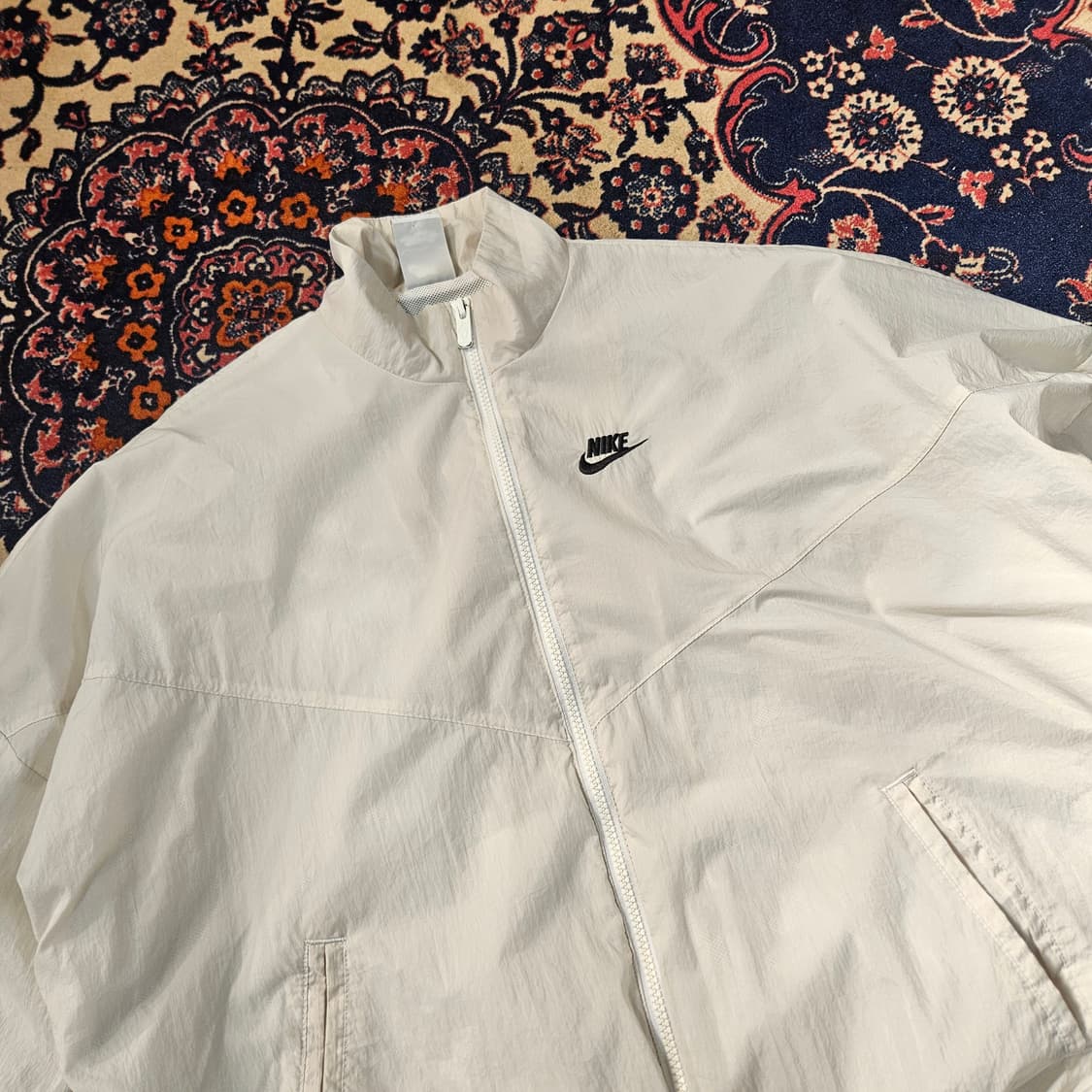 나이키 NSW 에센셜 윈드러너 우븐 자켓 화이트 상품이미지2