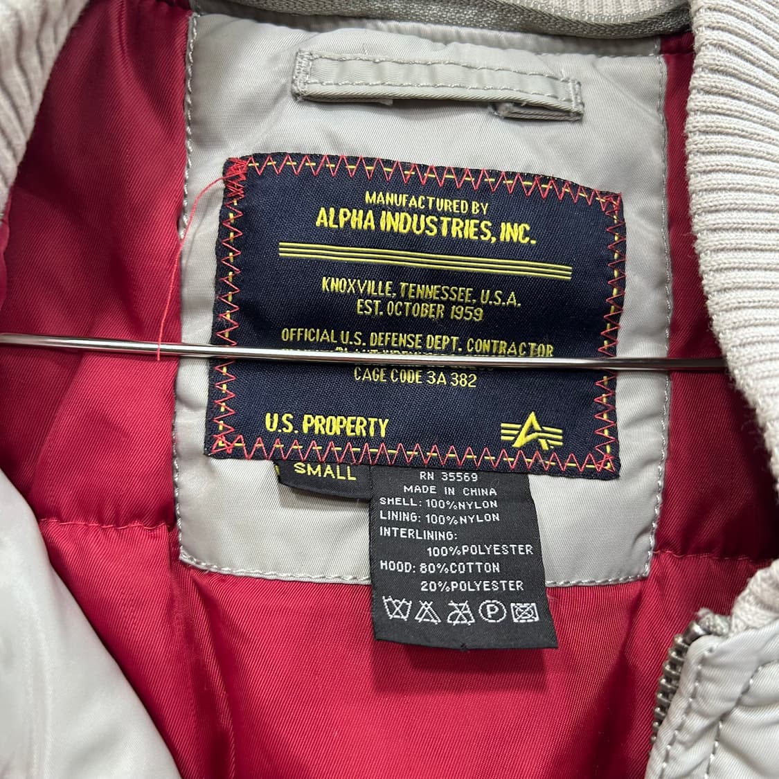 알파인더스트리 아메리칸 패치 ma-1 항공점퍼 상품이미지3