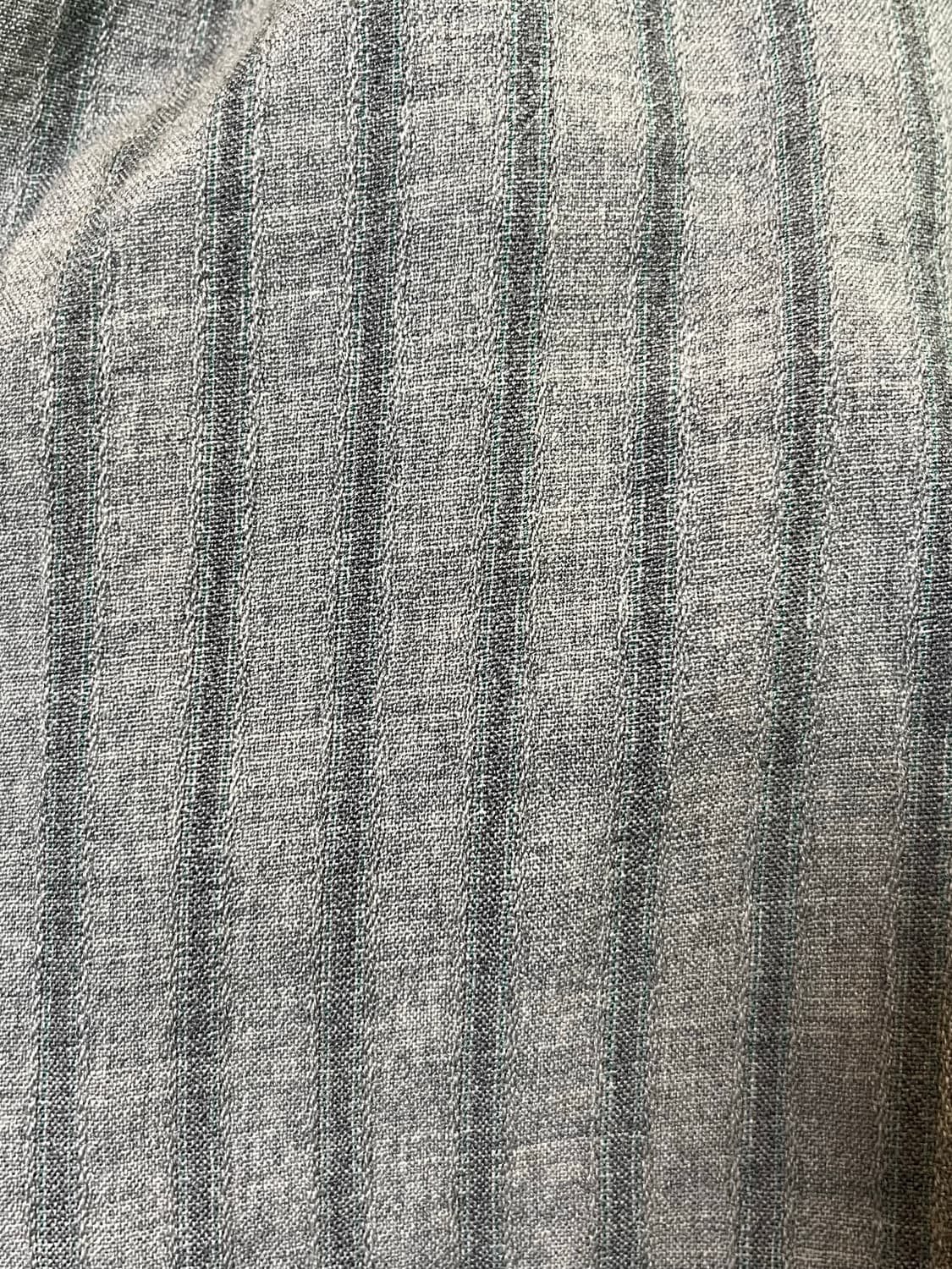 90s 꼼데가르송 옴므 다나카 그린 스트라이프 셔츠 상품이미지4