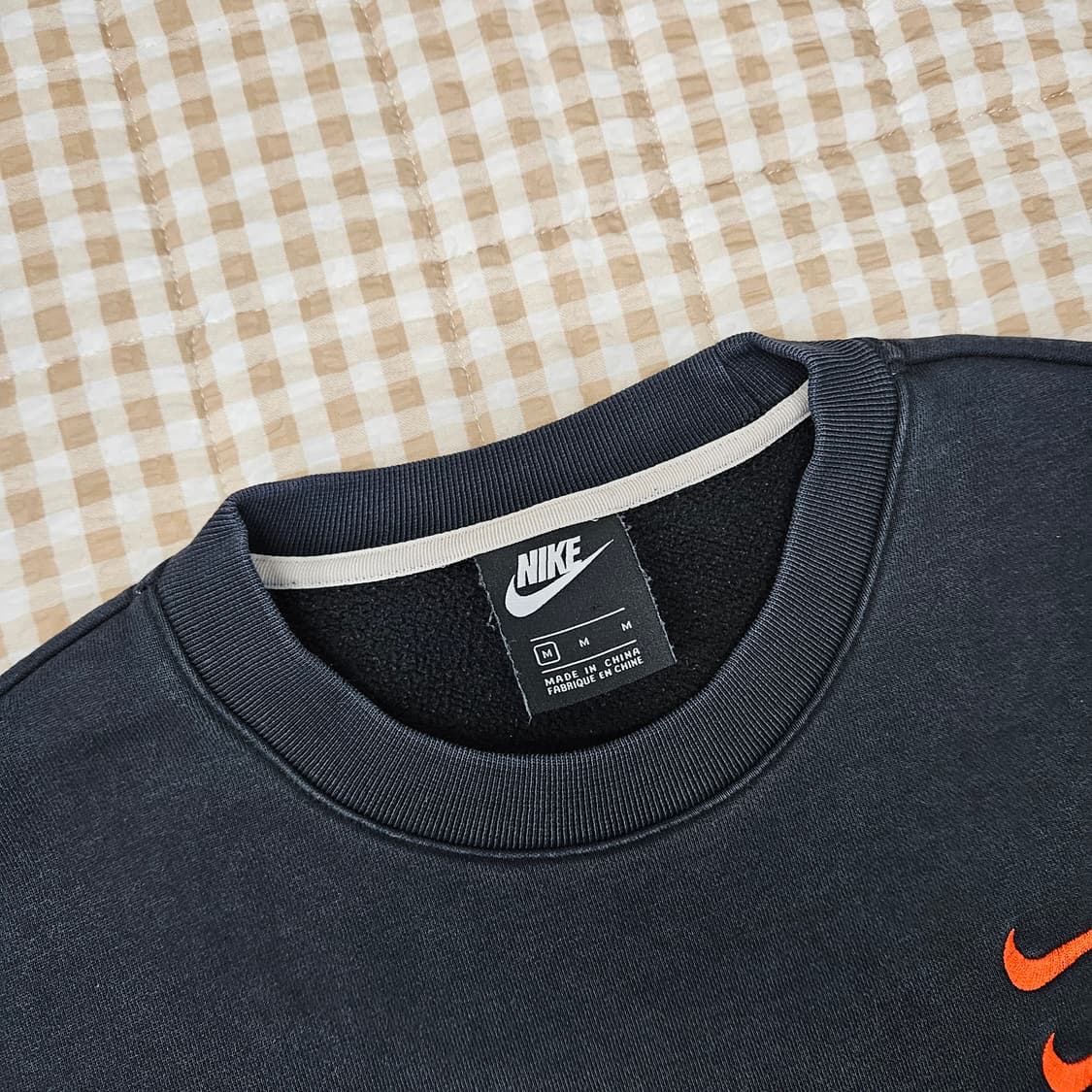 나이키 오버핏 기모 맨투맨 남자100 상품이미지2