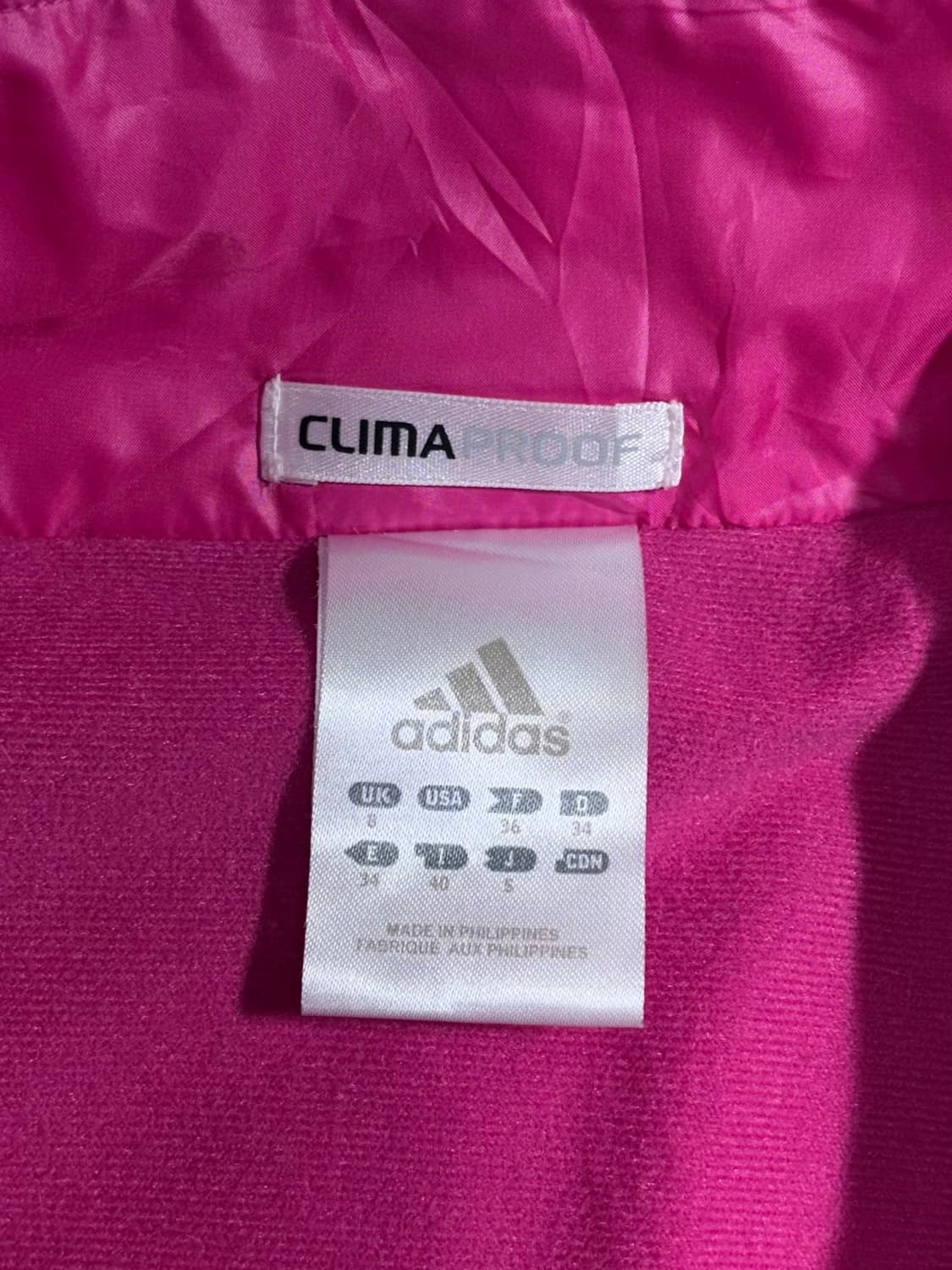 아디다스 핫핑크 삼선 바람막이  상품이미지6