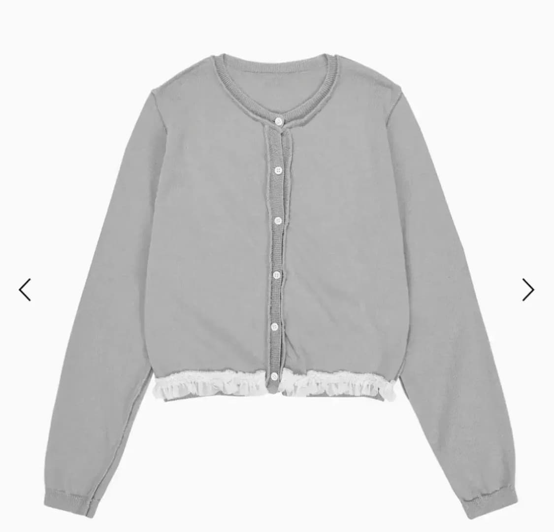 오헤시오 프릴가디건 상품이미지1