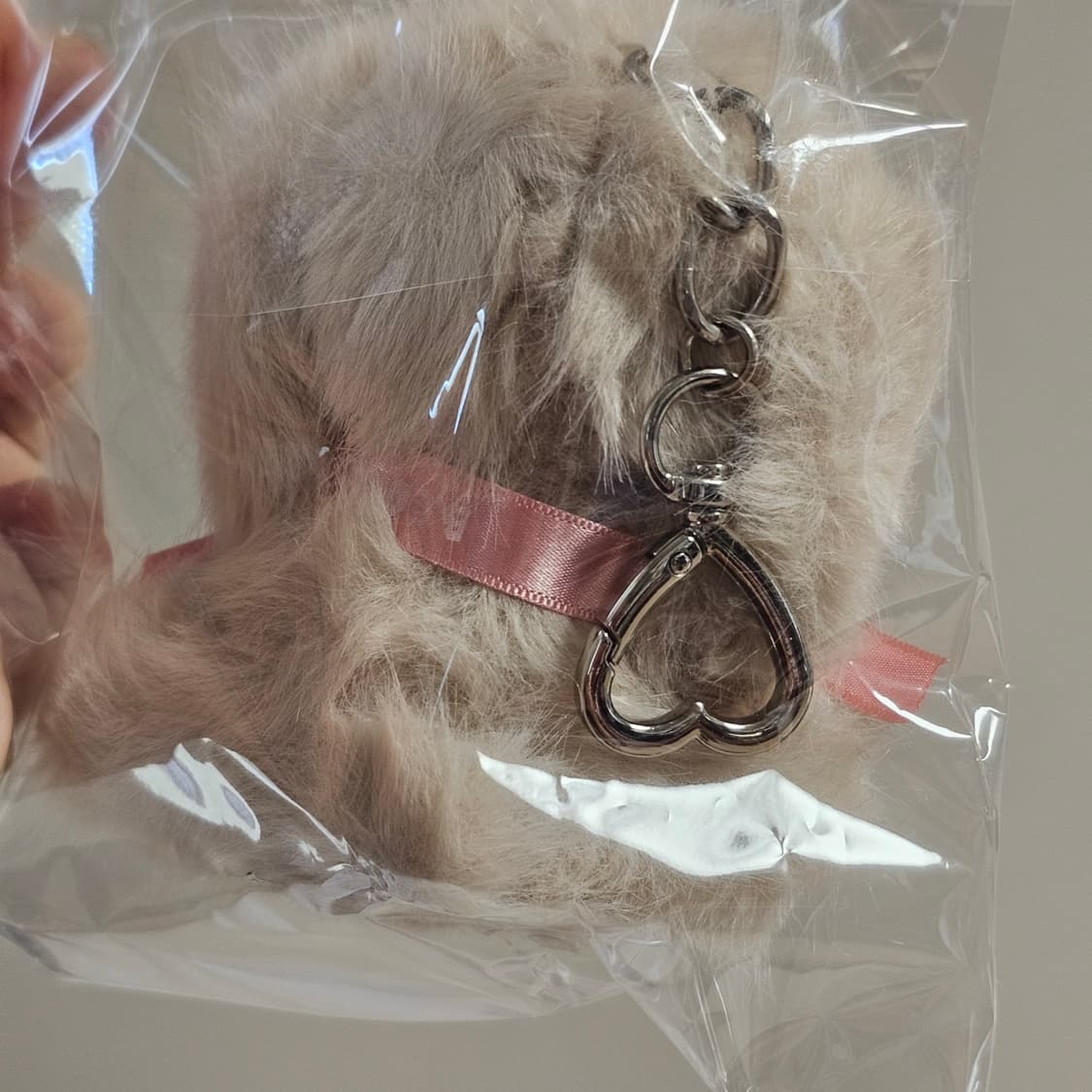 새제품) 미니뿌 미니푸 인형 키링 브라운 상품이미지3