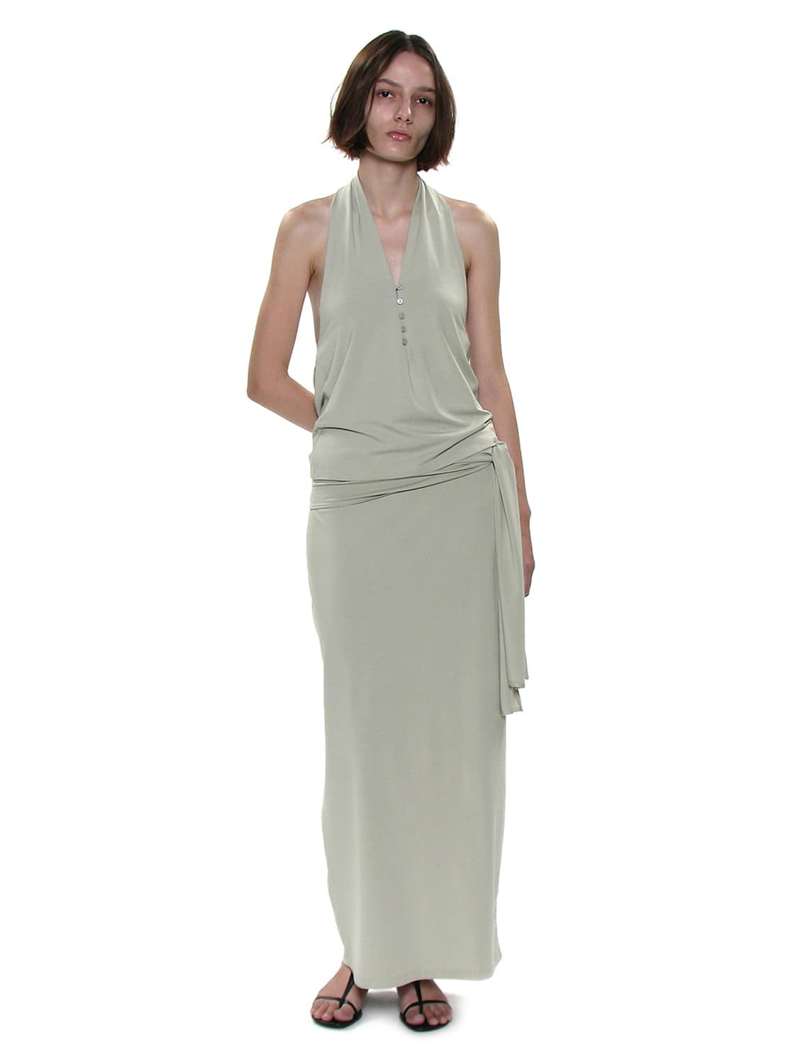 파르티멘토 PWC 버튼업 저지 홀터넥 탑 상품이미지5