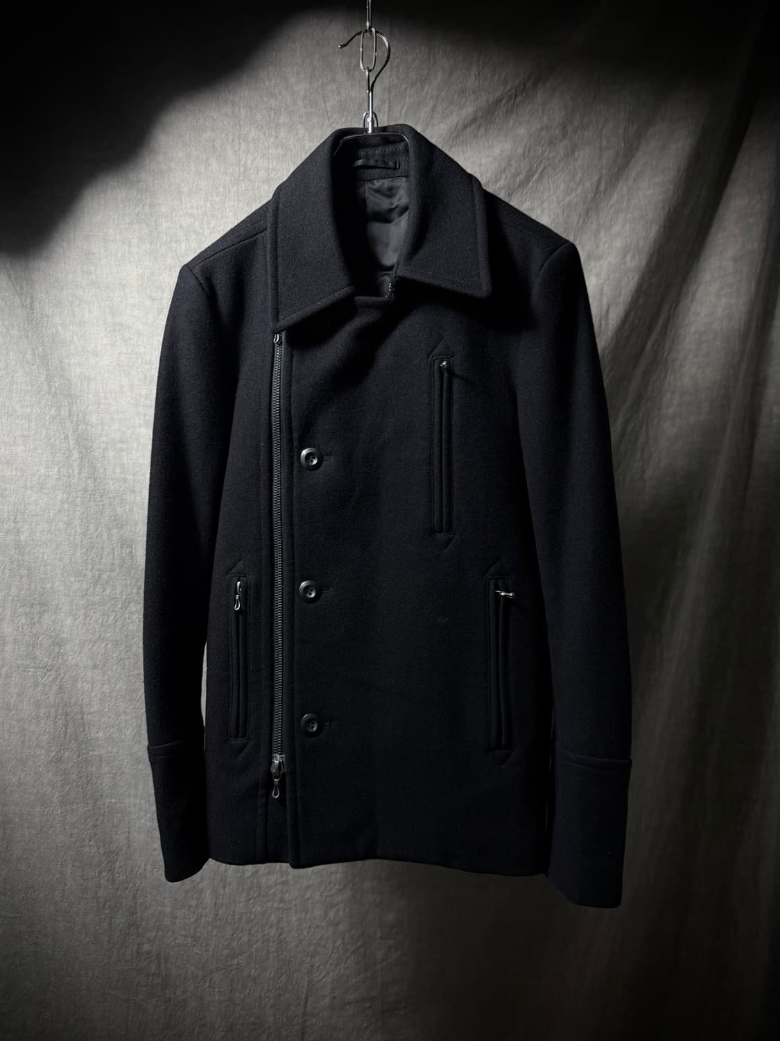 ATTACHMENT Asymmetric Wool Coat  상품이미지2