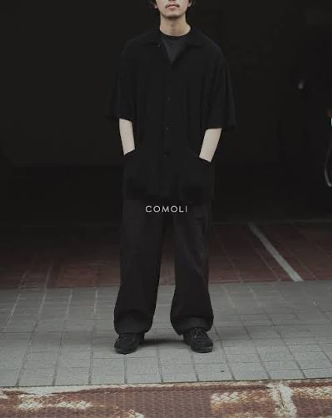 2)코모리 코튼캐시미어 파일 셔츠 상품이미지9