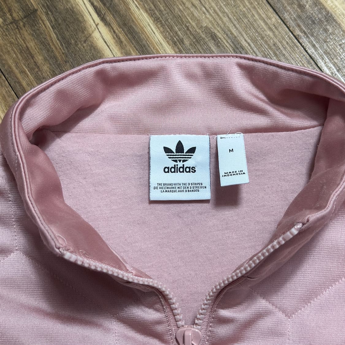 아디다스 누빔 크롭 아노락 반집업 맨투맨 상품이미지4