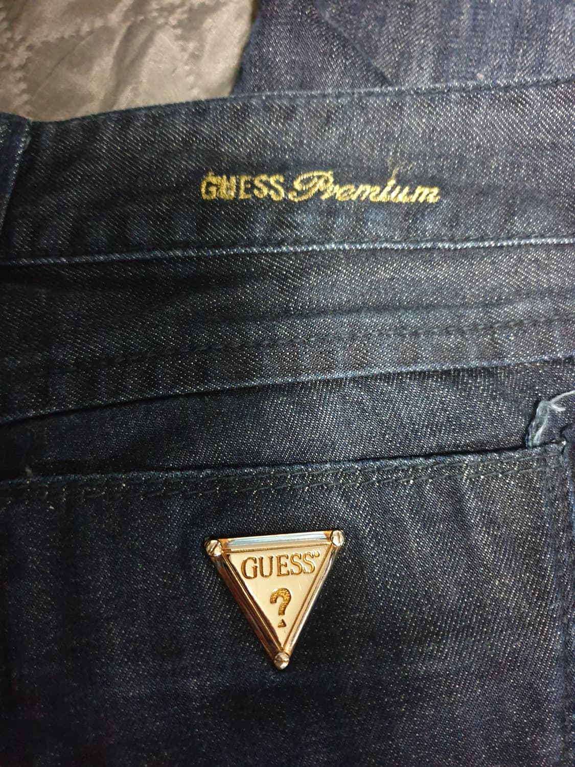 게스 프리미엄 빈티지 금장 생지데님 (28) 상품이미지5