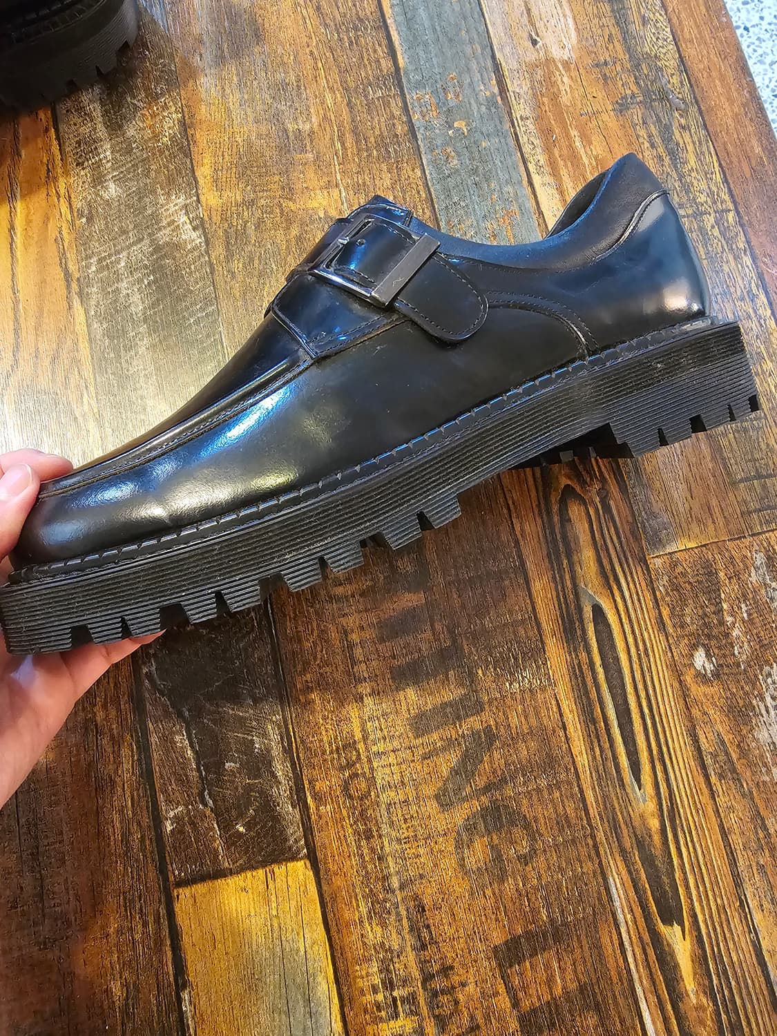 손신발 원스트랩 수제화 상품이미지4