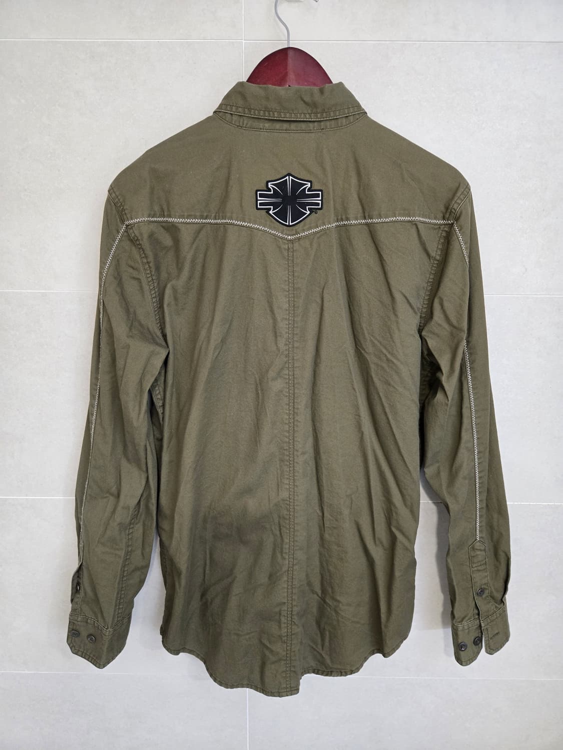 할리데이비슨 카키 셔츠 상품이미지3