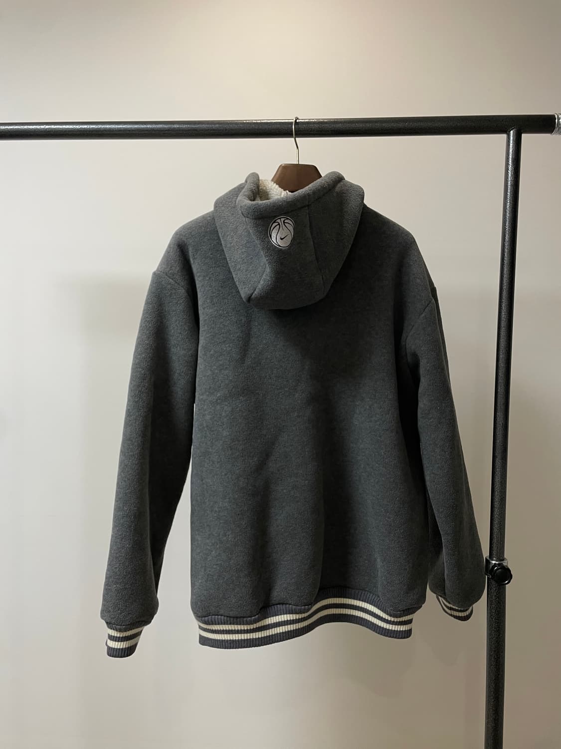 (XL) 나이키 02 스우시 베스킷볼 쉐르파 후리스 후드 자켓 상품이미지4