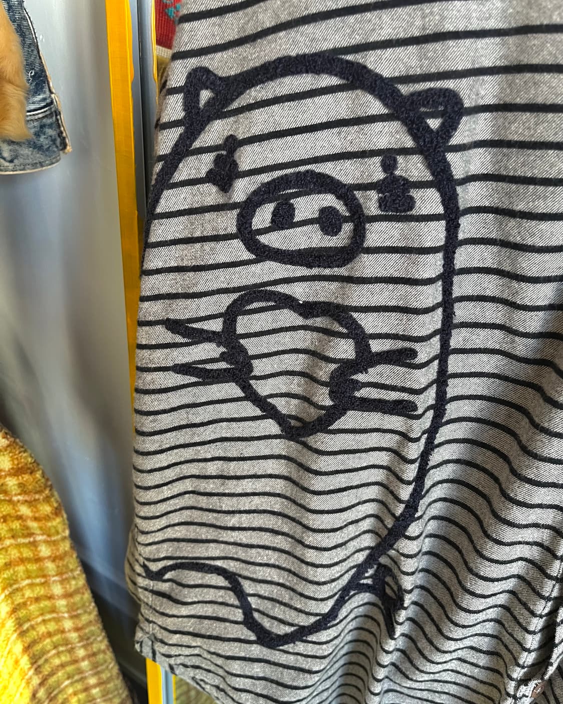 DRUG STORE Japan Over-Sized Stripe Shirt 상품이미지7