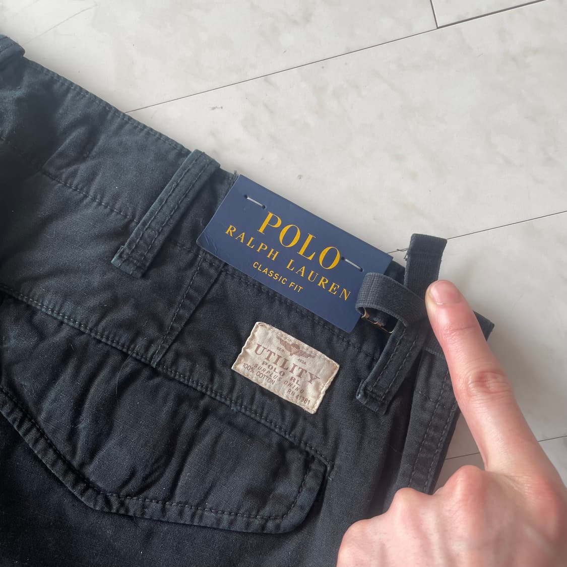 폴로 카고 바지 상품이미지4