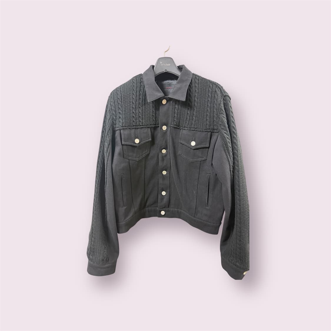 애니타임로릭 Zinnia Mix Jacket (Black) 상품이미지1