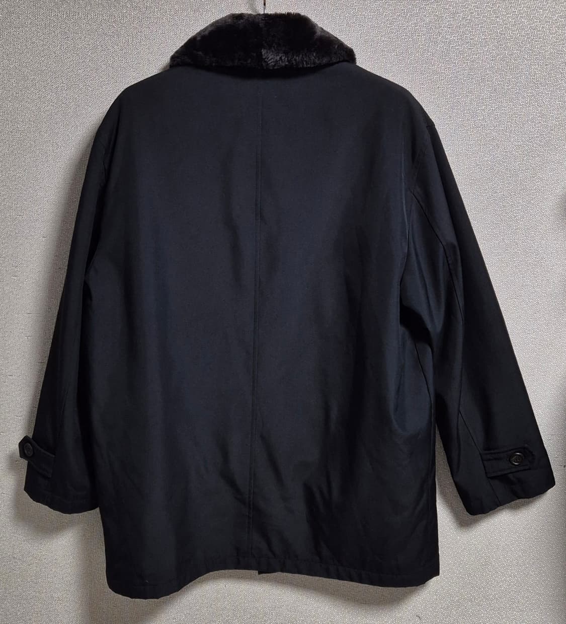 XL (105) 입생로랑 빈티지 블랙 점퍼 (구스 내피) 상품이미지2