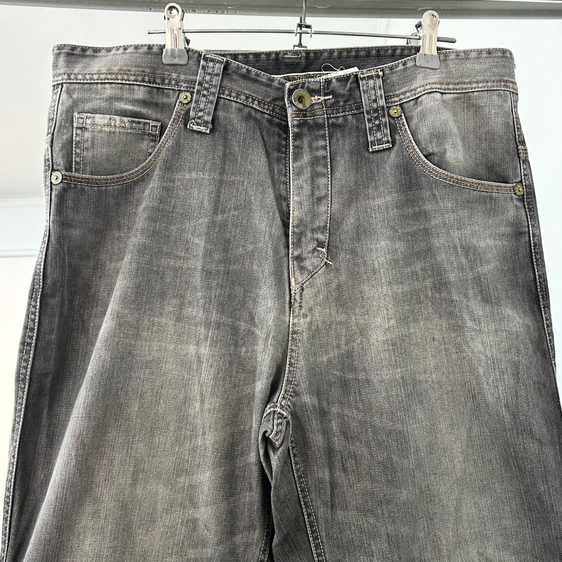 리바이스 워시드 와이드 데님 팬츠 상품이미지6