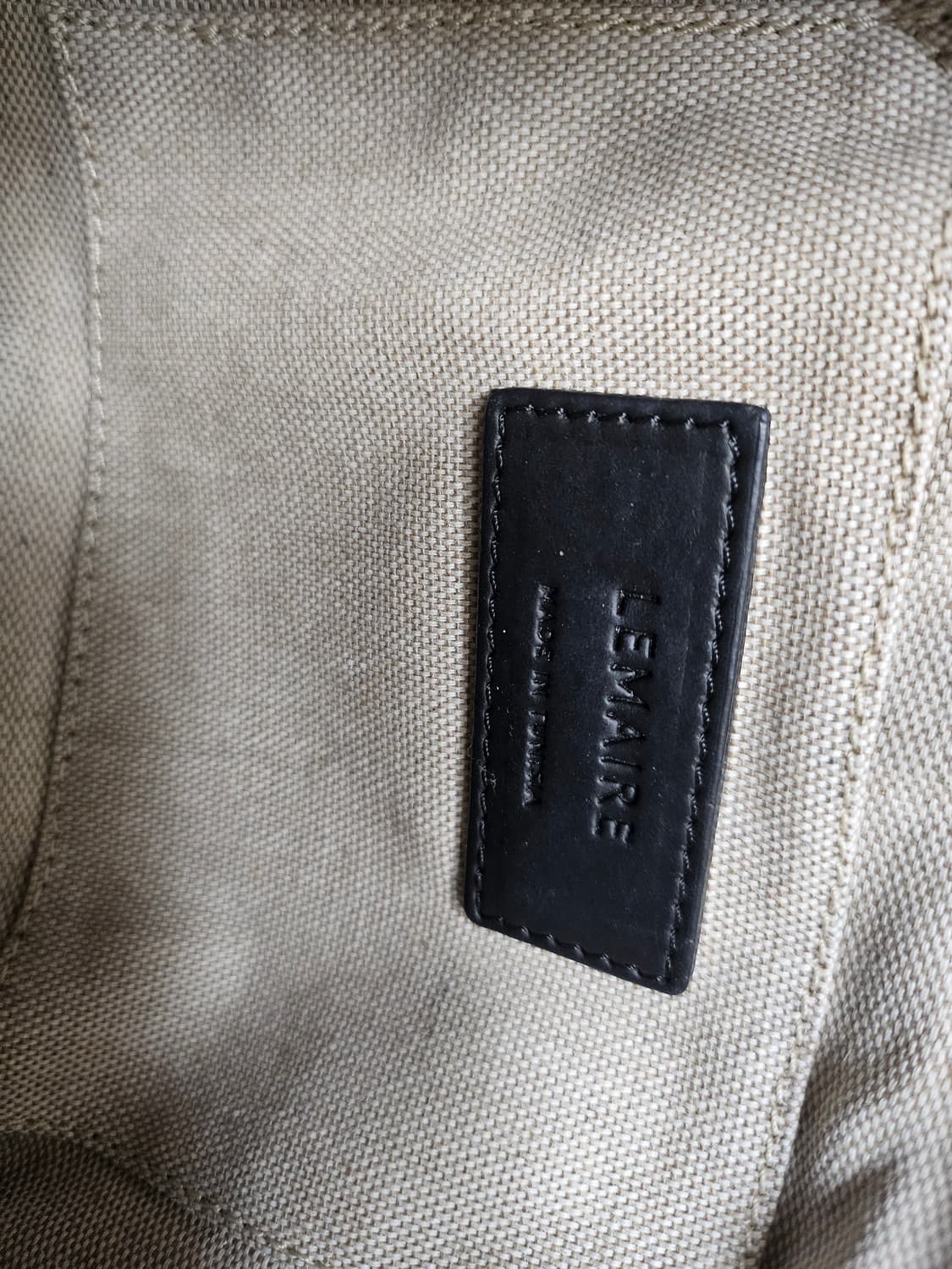 르메르 스몰 크루아상백 코티드 코튼 초콜릿 퐁당 상품이미지4