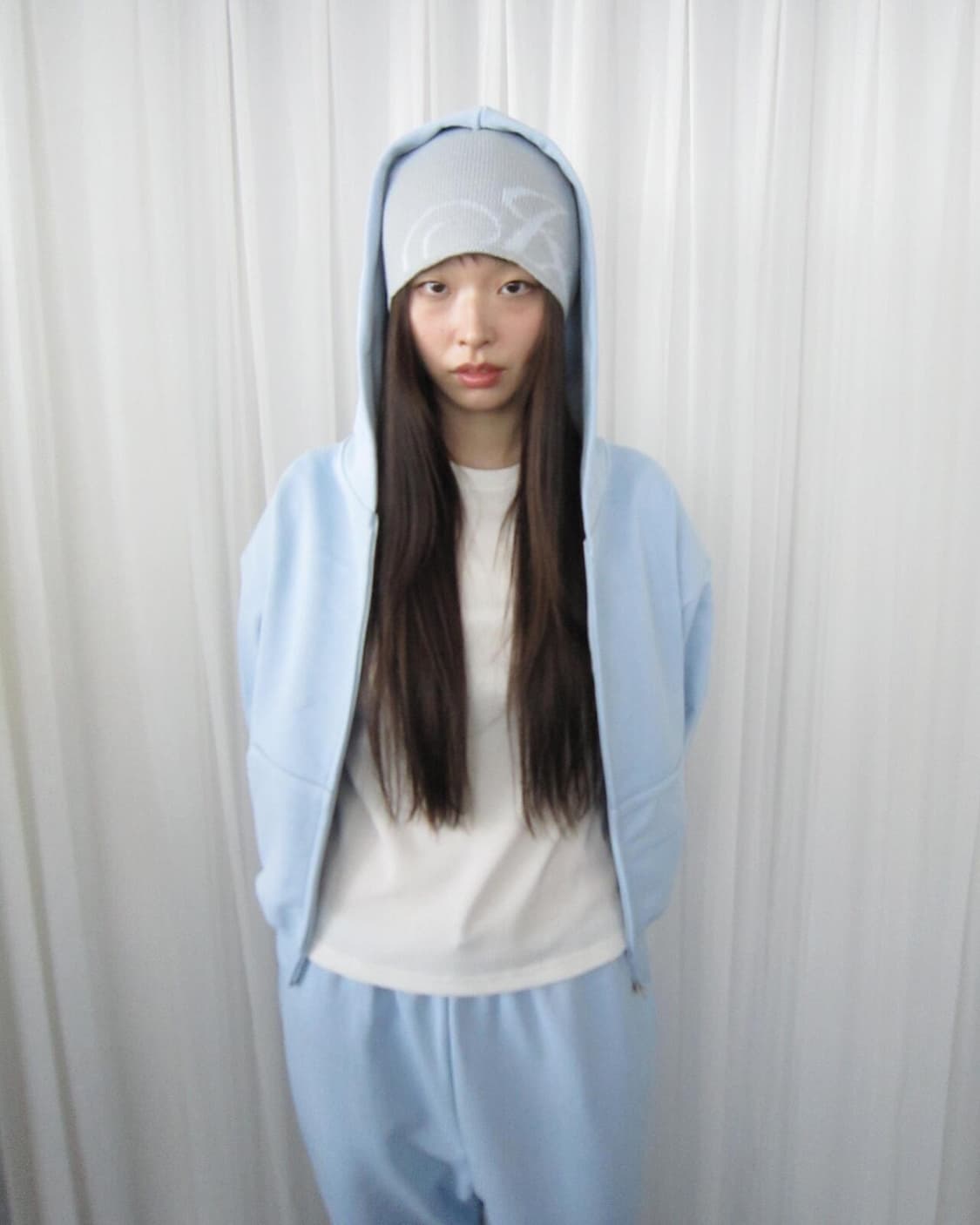 JX BEANIE (PALE BLUE) 상품이미지1