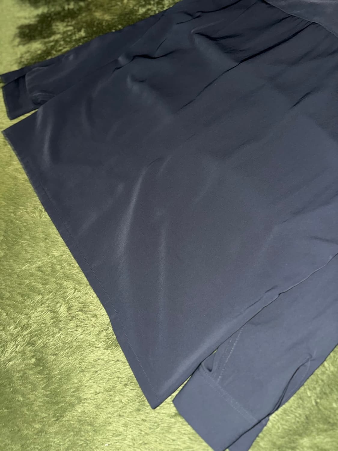 [S] BEAMS JAPAN 빔즈 오픈카라 폴리 셔츠 블랙 상품이미지9