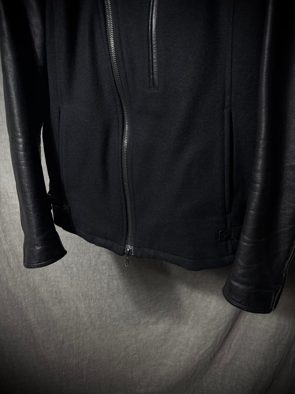 Attachment High Neck Asymmetric Jacket 상품이미지6